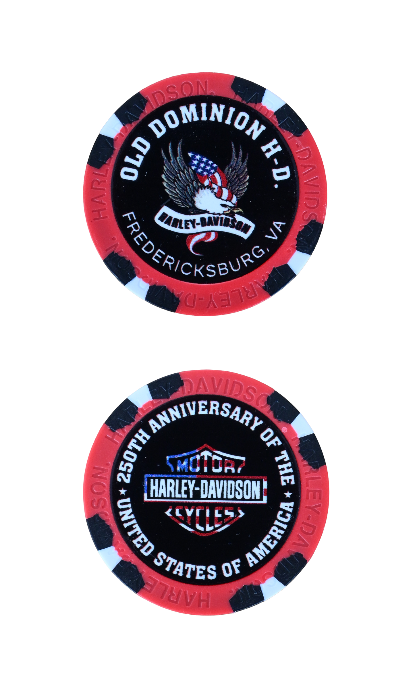 3 pack of Custom Americana Poker Chips