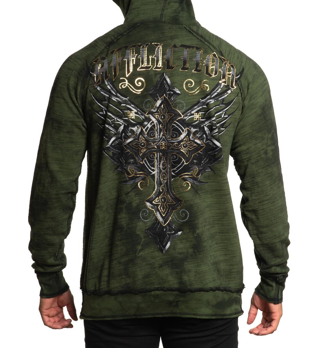 Affliction Stone Grail Reversible Hoodie - Harley Davidson of Quantico