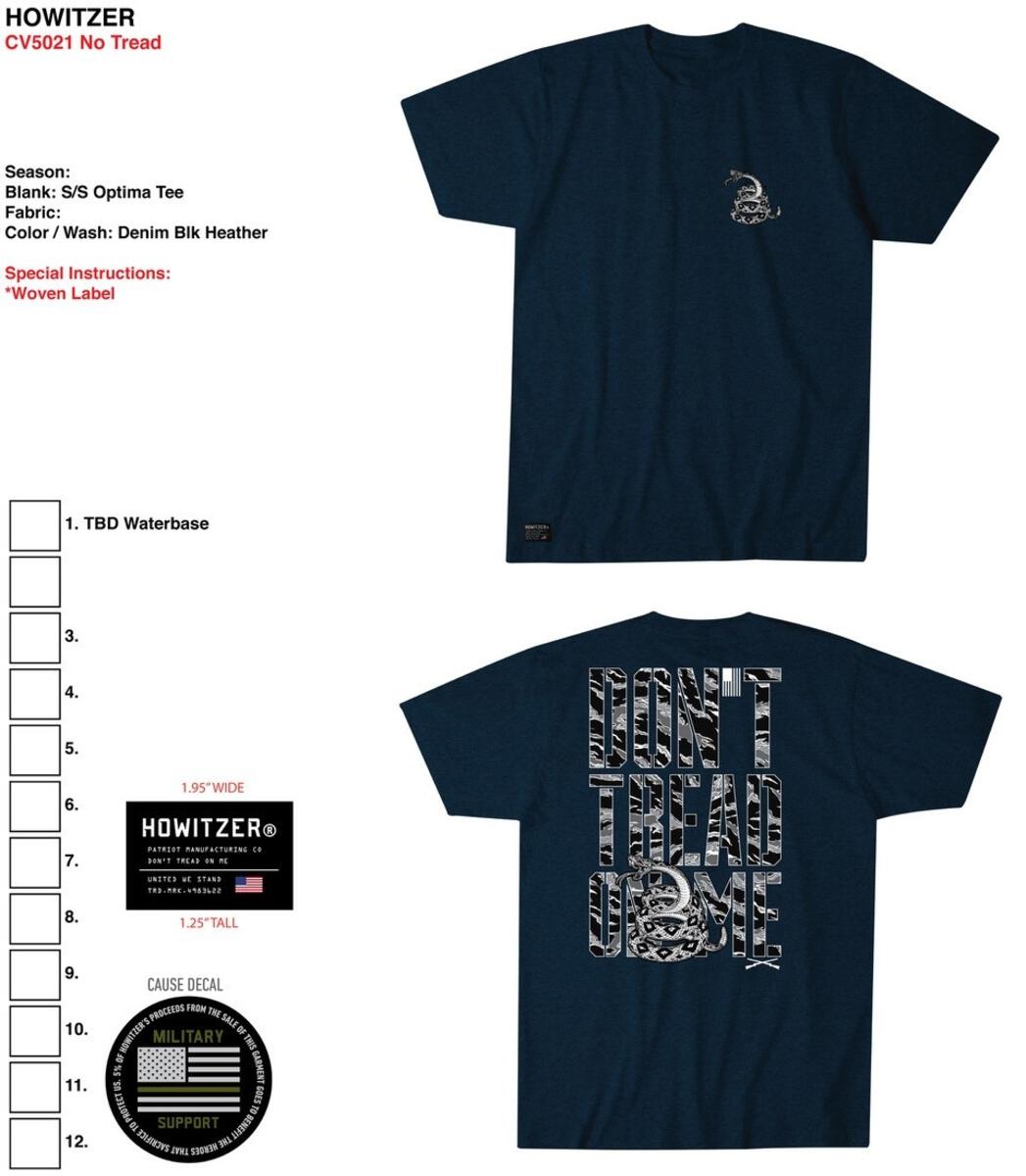 Howitzer No Tread T-Shirt - Harley Davidson of Quantico