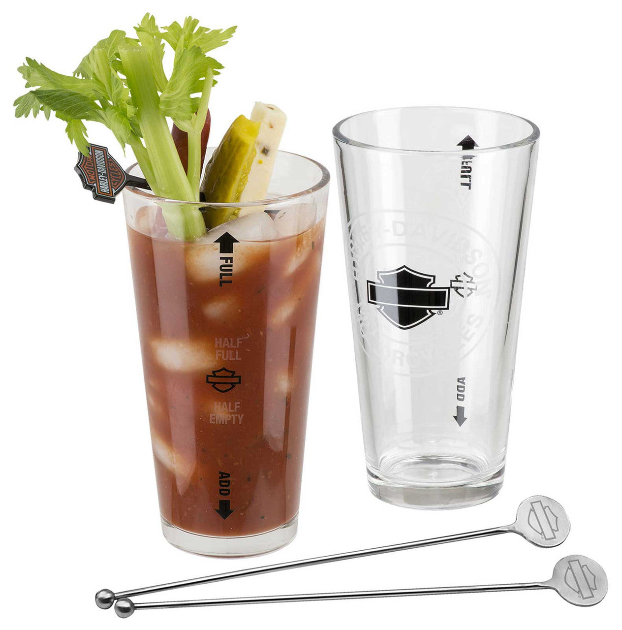 H-D Mixing Glass Set - Harley Davidson of Quantico