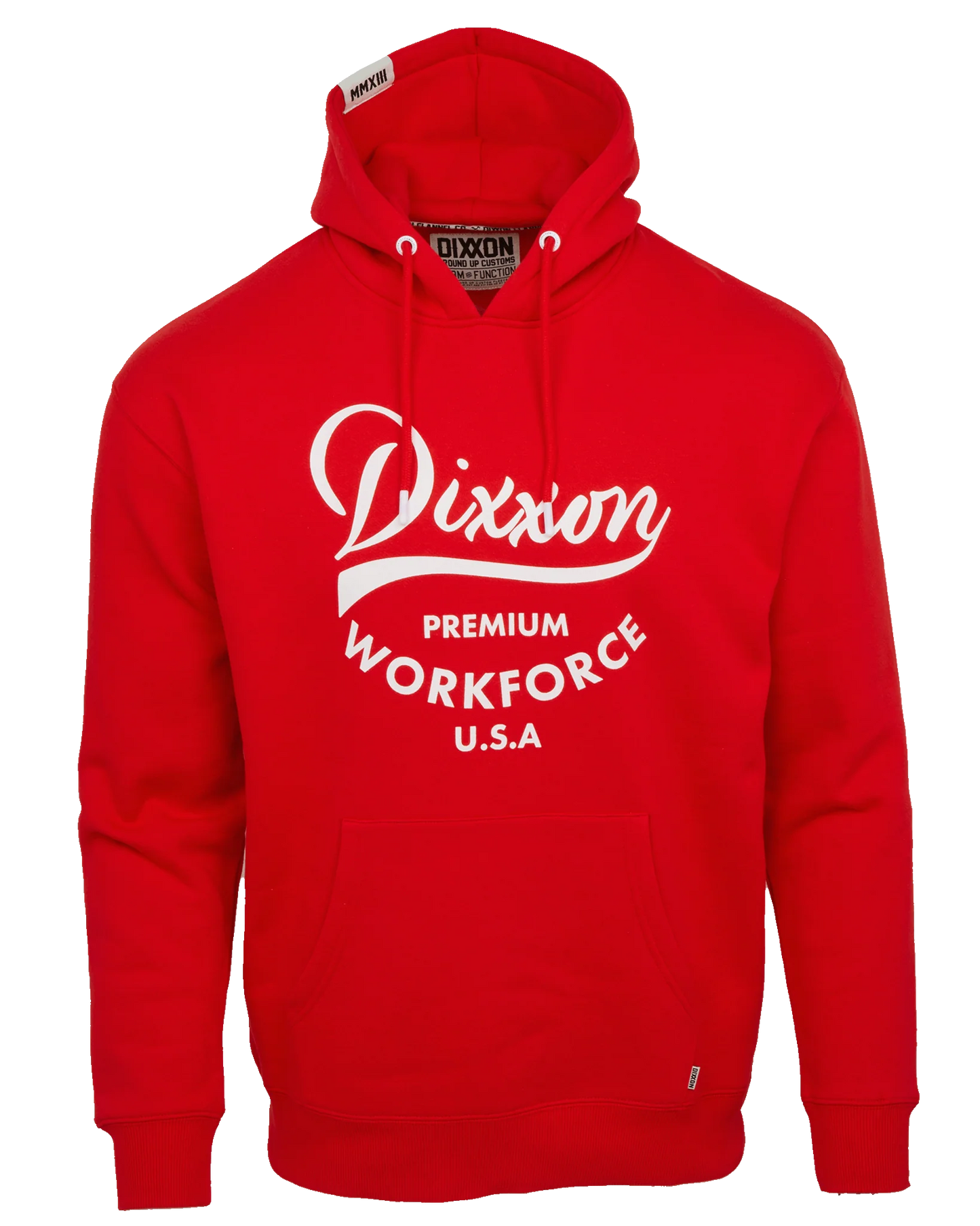 Workforce Pullover Hoodie Red by Dixxon Flannel Co.