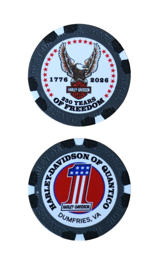 3 pack of Custom Americana Poker Chips