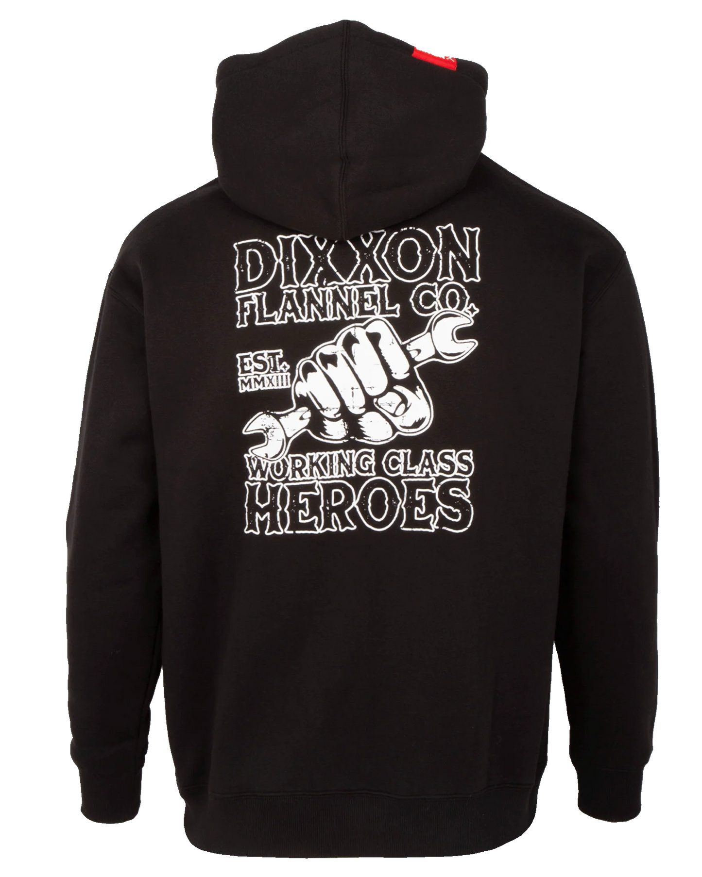 Working Class Fist Zip Up Hoodie by Dixxon Flannel Co.