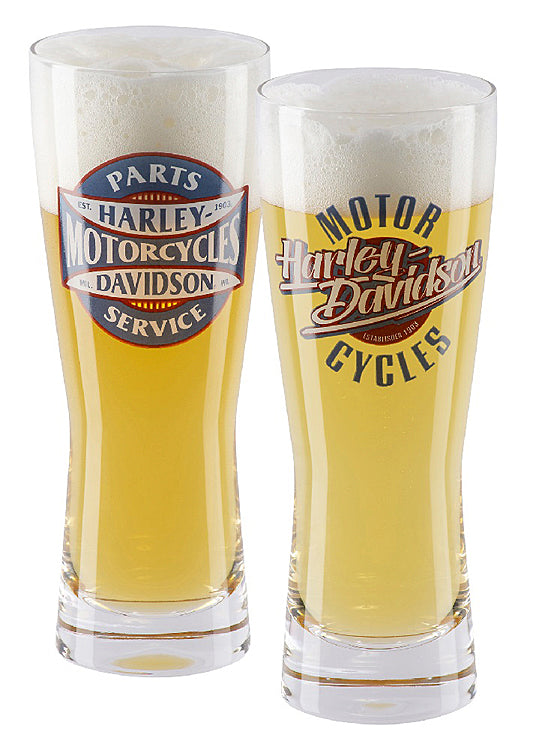 H-D Pint Glass Set - Harley Davidson of Quantico
