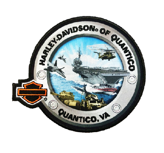 H-DQ Custom Logo Patch - Harley Davidson of Quantico