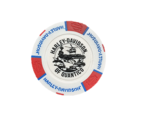 H-DQ Custom Poker Chips - Harley Davidson of Quantico