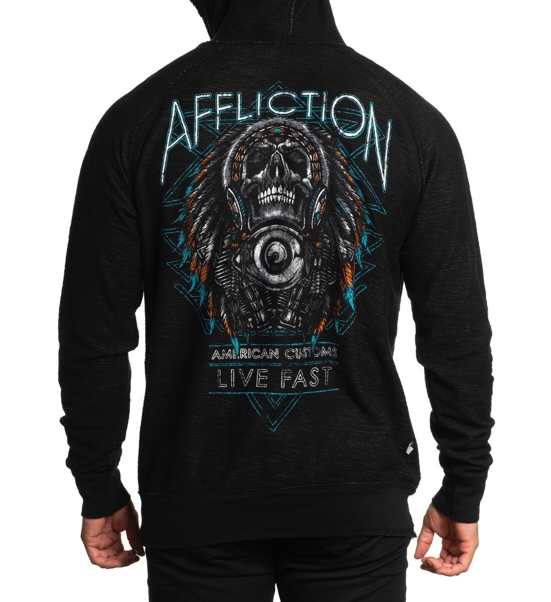 Affliction Stone Grail Reversible Hoodie - Harley Davidson of Quantico